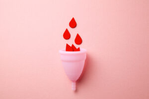 Blogs 13 silicone menstrual cup with paper drops blood